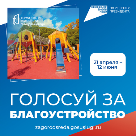 Голосуй за благоустройство!